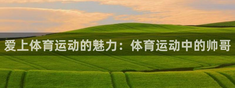 zoty中欧体育平台：爱上体育运动的魅力：体育运动中的帅哥